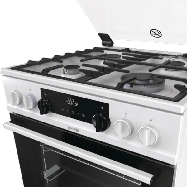 Aragaz Gorenje KS 6350 WA Pe gaz/ White photo 6