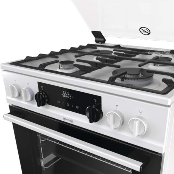 Aragaz Gorenje KS 6350 WA Pe gaz/ White photo 6