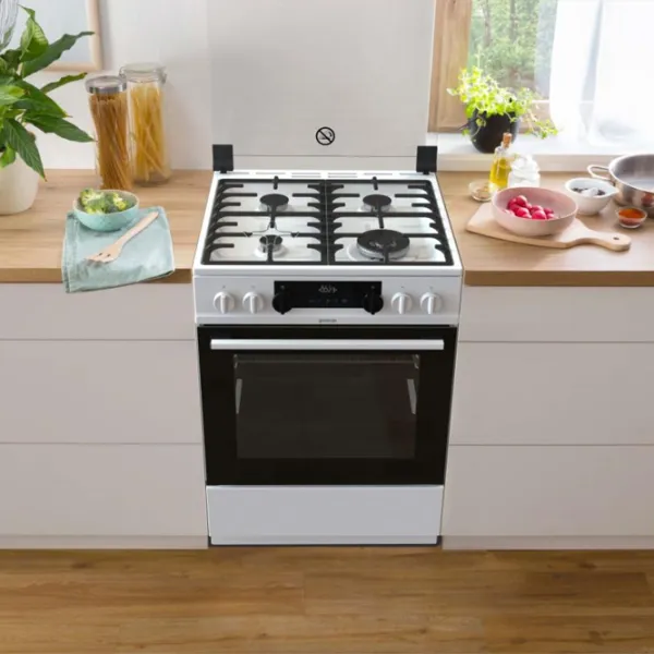 Aragaz Gorenje KS 6350 WA Pe gaz/ White photo 7
