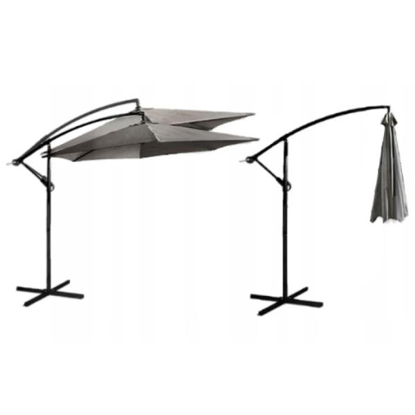 Umbrelă de grădină Jumi Jumi OM-755253 Antracit photo 2 Umbrelă de grădină Jumi Jumi OM-755253 Antracit photo 2