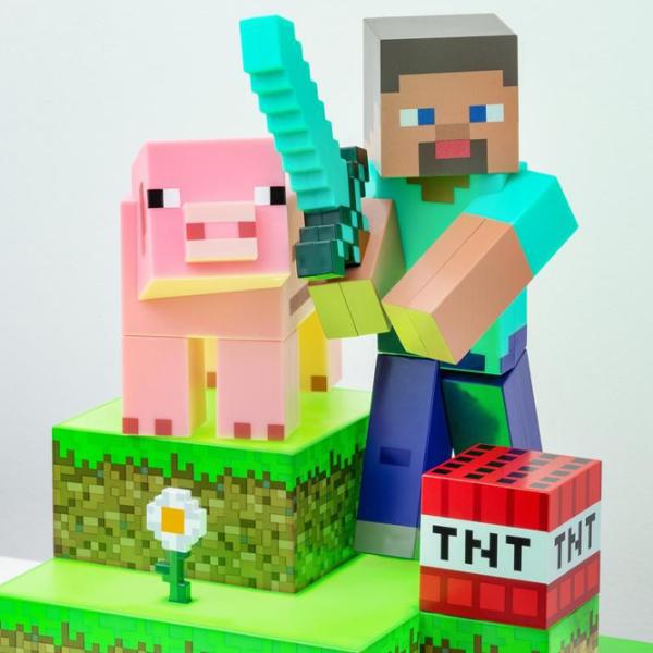 Lampă de masă Paladone Minecraft Diorama Multicolor photo 5