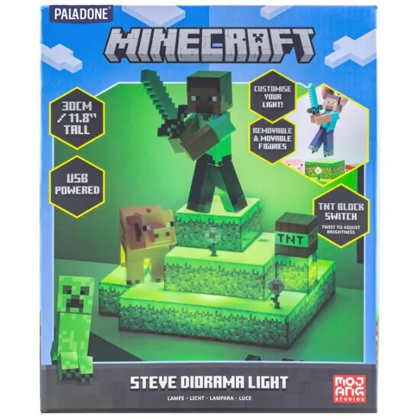 Lampă de masă Paladone Minecraft Diorama Multicolor photo 8