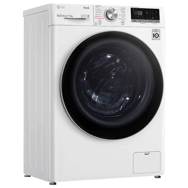 Mașină de spălat cu uscător LG F2DV5S7S1E 7 kg / 1200 rpm / White photo 2