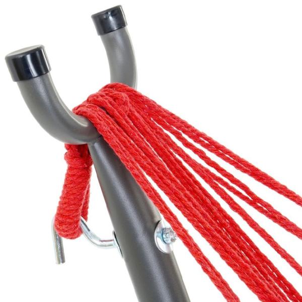 Hamac cu cadru FunFit Premium Classic Style 2865 150 kg/ Țesătură/ Multicolor photo 4