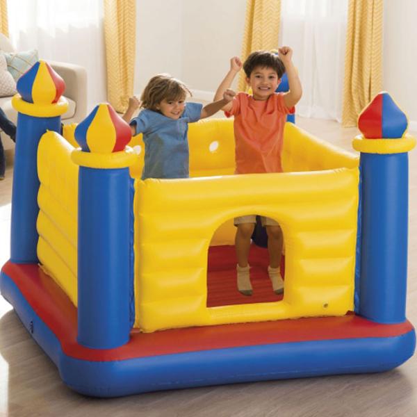 Батут Intex Jump-o-Lene Замок 48259 Желтый/ Диаметр - photo 5 Батут Intex Jump-o-Lene Замок 48259 Желтый/ Диаметр - photo 5