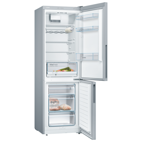 Frigider Bosch KGV36VLEA cu congelator jos 308 l / 186 cm / White photo 2