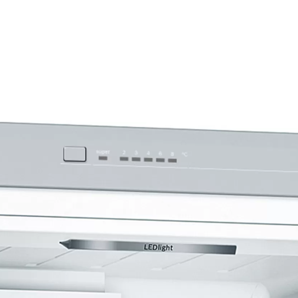 Frigider Bosch KGV36VLEA cu congelator jos 308 l / 186 cm / White photo 3