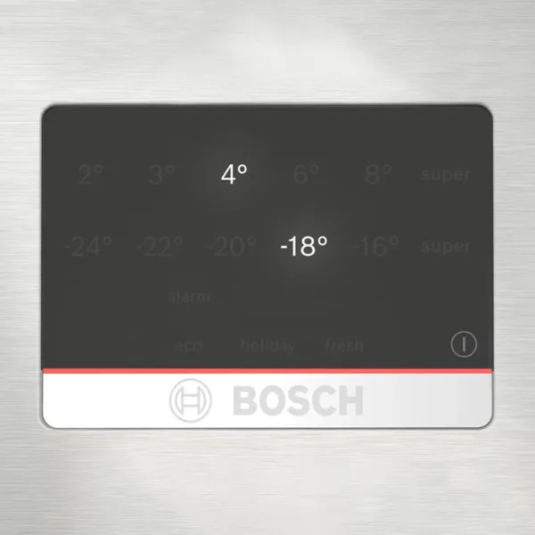 Frigider Bosch KGN394ICF cu congelator jos 363 l / 203 cm / Inox photo 3