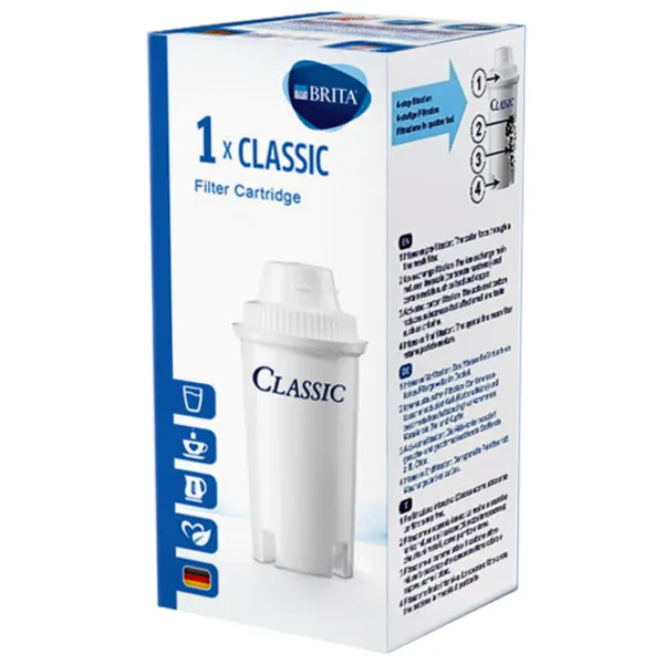 Сartuș de filtrare Brita Classic Plastic/ White photo 4