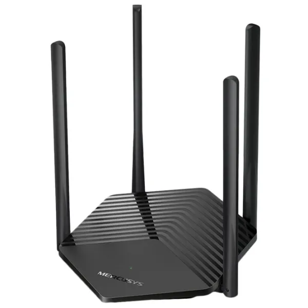 Wi-Fi Router Mercusys MR60X 300 Mbit/ s/ 1201 Mbit/ s/ Black photo 2