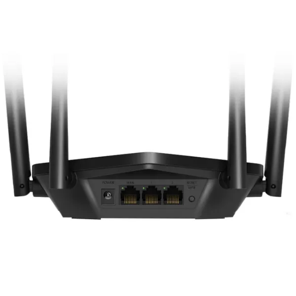 Wi-Fi Router Mercusys MR60X 300 Mbit/ s/ 1201 Mbit/ s/ Black photo 3