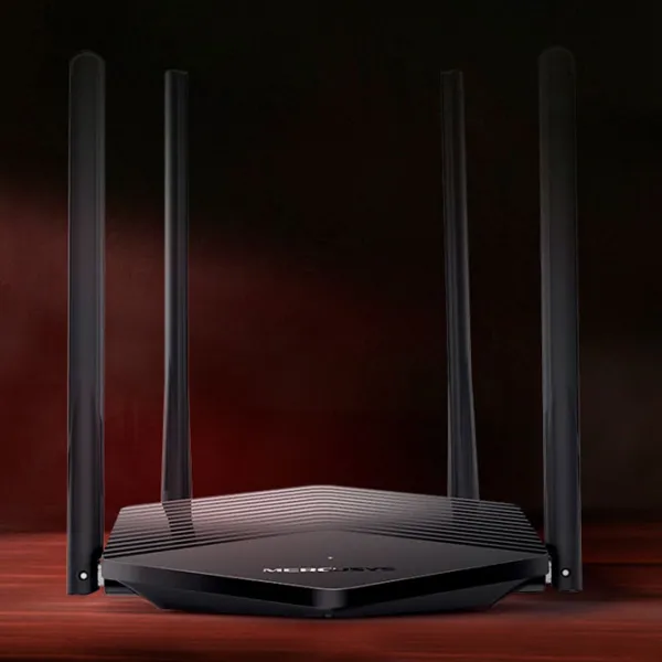 Wi-Fi Router Mercusys MR60X 300 Mbit/ s/ 1201 Mbit/ s/ Black photo 5