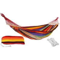 Гамак FunFit Premium Flat Style 2858 150 кг/ Хлопок/ Разноцветный photo 3