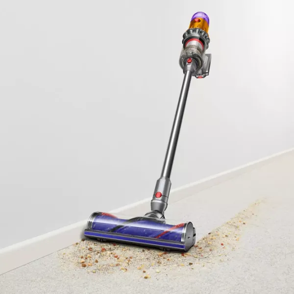 Вертикальный пылесос Dyson V12 Detect Slim Total Clean Никель Желтый photo 3