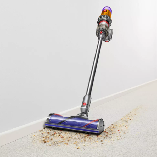 Вертикальный пылесос Dyson V12 Detect Slim Total Clean Никель Желтый photo 3