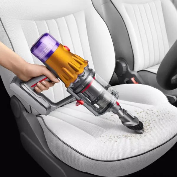 Вертикальный пылесос Dyson V12 Detect Slim Total Clean Никель Желтый photo 6
