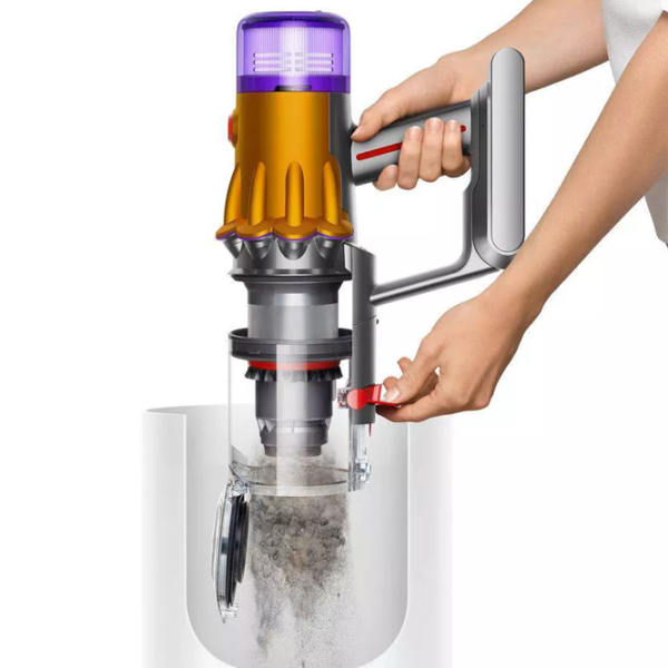 Вертикальный пылесос Dyson V12 Detect Slim Total Clean Никель Желтый photo 8