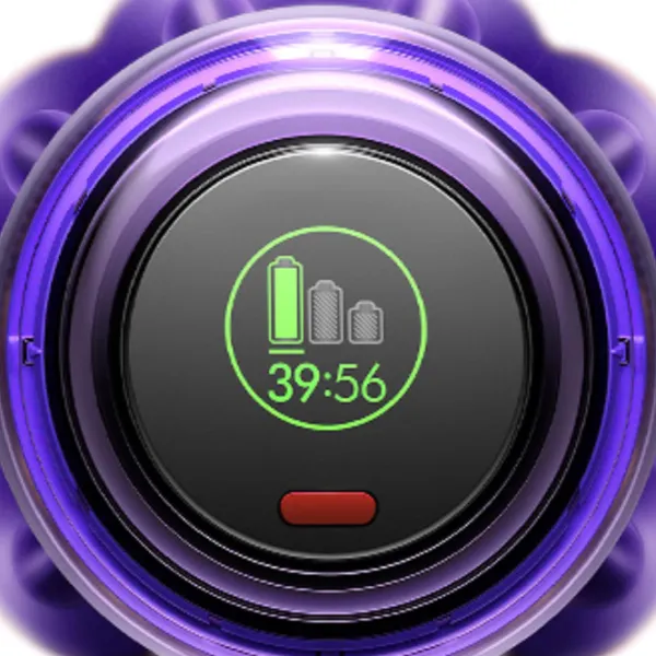 Вертикальный пылесос Dyson Slim Fluffy SV18 Никель Фиолетовый photo 4
