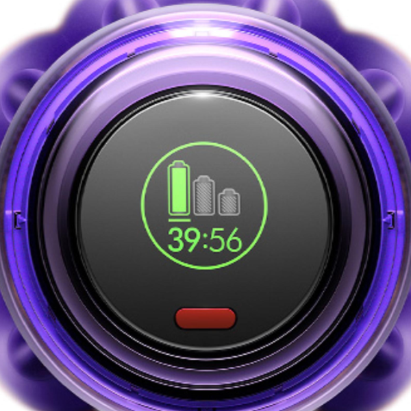 Вертикальный пылесос Dyson Slim Fluffy SV18 Никель Фиолетовый photo 4