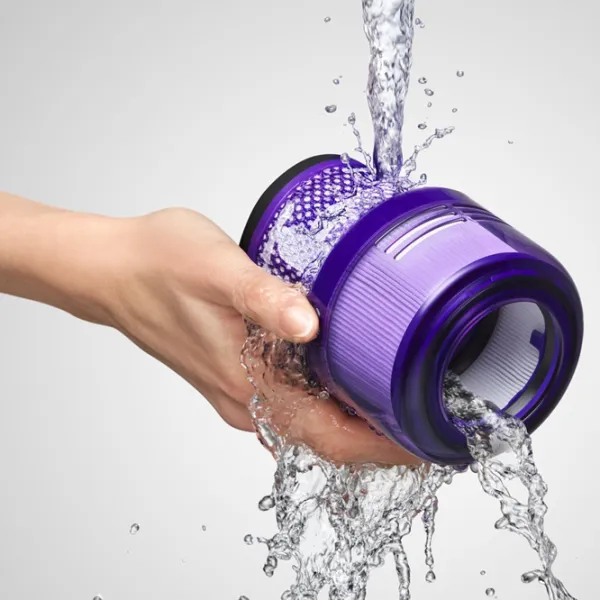 Вертикальный пылесос Dyson Slim Fluffy SV18 Никель Фиолетовый photo 7
