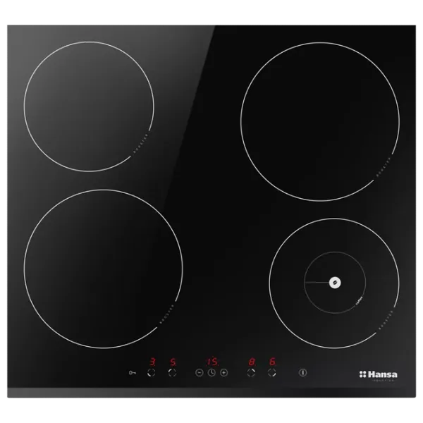 Plită încorporabilă cu inducție Hansa BHI68508 Vitroceramică/ Black photo 2