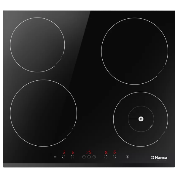 Plită încorporabilă cu inducție Hansa BHI68508 Vitroceramică/ Black photo 2