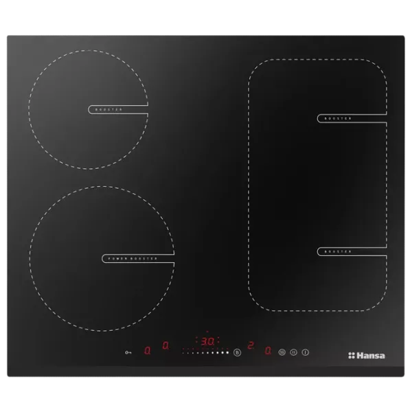 Plită încorporabilă cu inducție Hansa BHI68611 Vitroceramică/ Black photo 2