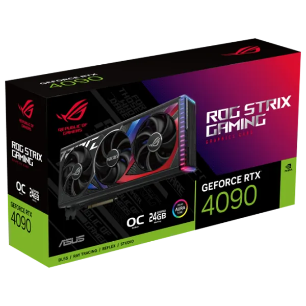 Видеокарта Asus RTX4090 ROG Strix Gaming OC PCI Express x16 4.0 / 24 ГБ photo 9 Видеокарта Asus RTX4090 ROG Strix Gaming OC PCI Express x16 4.0 / 24 ГБ photo 9