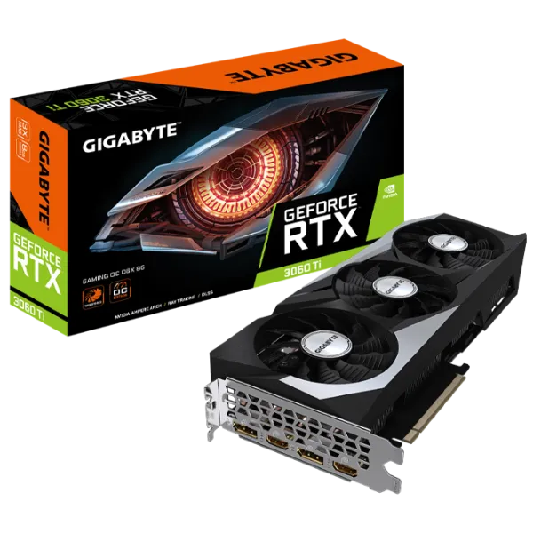 Placă video Gigabyte GeForce RTX 3060 Ti GAMING OC PCI Express x16 4.0 / 8 GB photo 8 Placă video Gigabyte GeForce RTX 3060 Ti GAMING OC PCI Express x16 4.0 / 8 GB photo 8