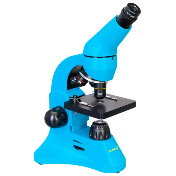 Microscop Levenhuk Rainbow 50L PLUS Biologic/ Azure photo 2