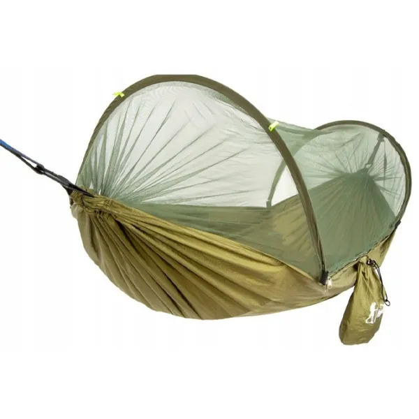 Гамак Royokamp Tourist Hammock+Mosquito 180 кг/ Нейлон/ Хаки photo 2