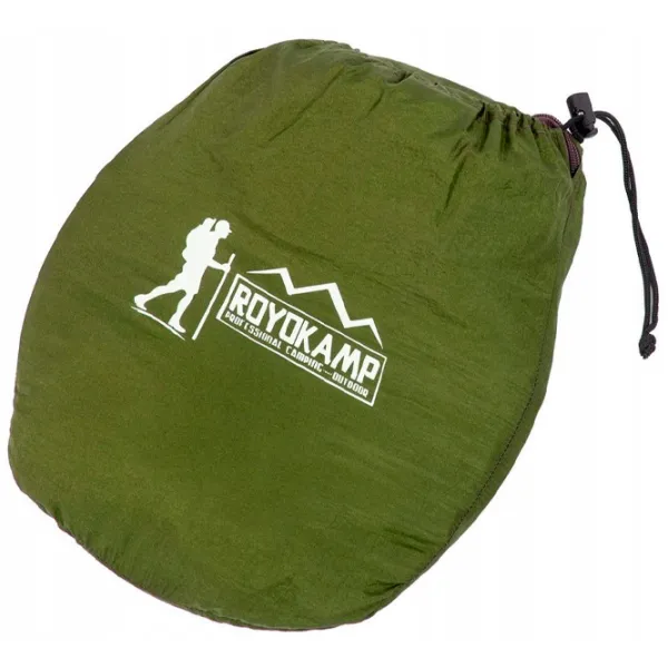 Гамак Royokamp Tourist Hammock+Mosquito 180 кг/ Нейлон/ Хаки photo 4