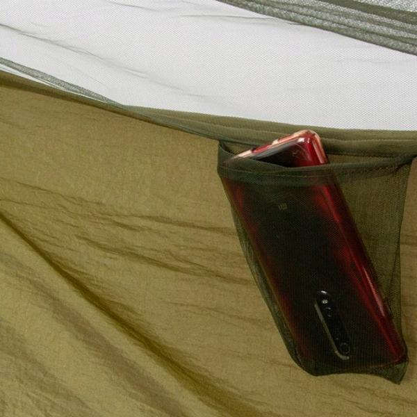 Гамак Royokamp Tourist Hammock+Mosquito 180 кг/ Нейлон/ Хаки photo 6