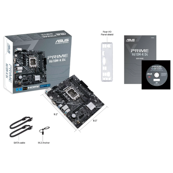 Placă de bază Asus PRIME H610M-K mATX/ Intel H610 photo 6 Placă de bază Asus PRIME H610M-K mATX/ Intel H610 photo 6