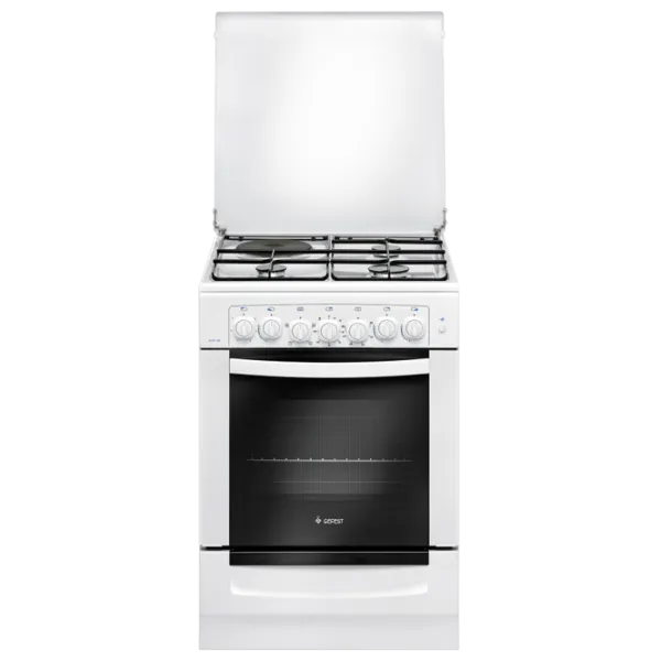 Aragaz Gefest 6112-02 Combinată/ White/  photo 4
