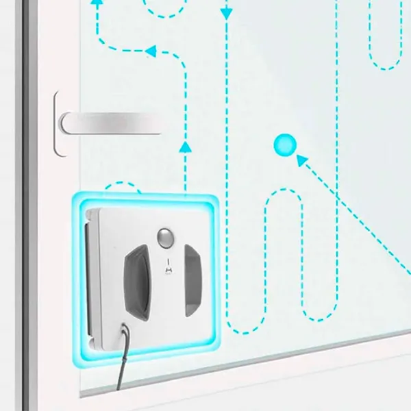 Robot pentru curățarea ferestrelor Hutt W55 White photo 8