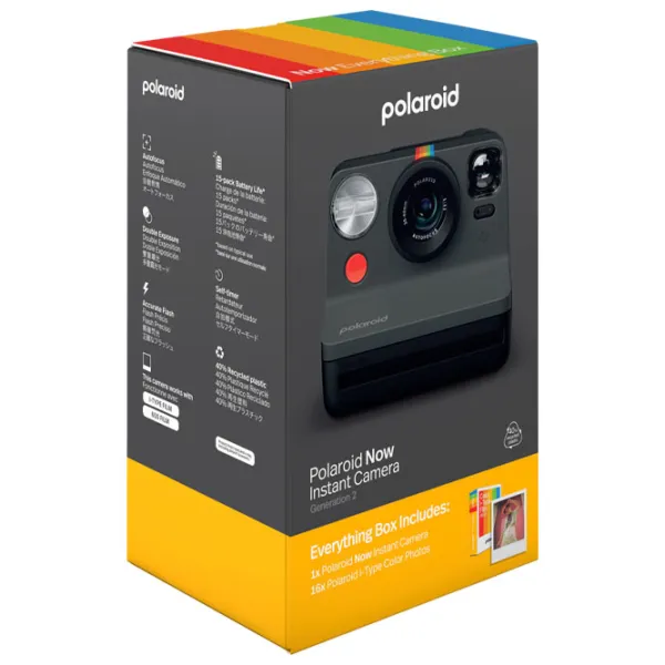 Cameră Foto Instant Polaroid Now Gen 2 EB Black photo 5 Cameră Foto Instant Polaroid Now Gen 2 EB Black photo 5