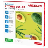 Кухонные весы Ardesto SCK-893 AVOCADO Разноцветный photo 5