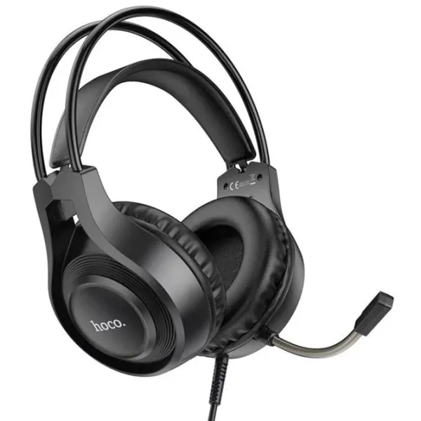 Căști Hoco W106 Tiger Black Cu fir/ Gaming photo 2