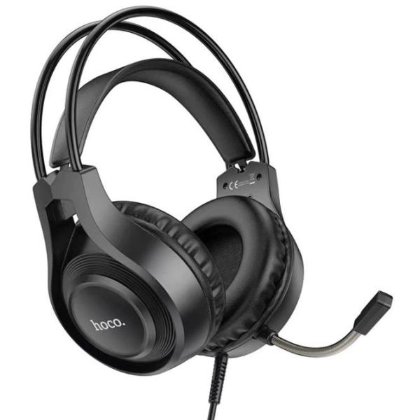 Căști Hoco W106 Tiger Black Cu fir/ Gaming photo 2