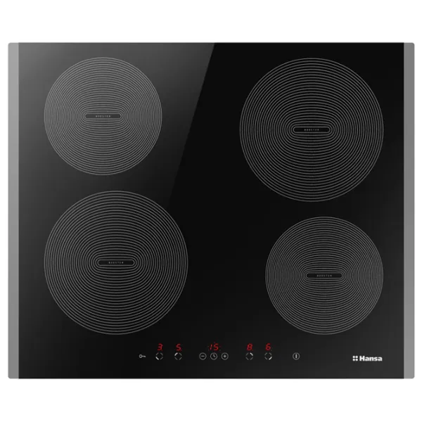 Plită încorporabilă cu inducție Hansa BHI68308 Vitroceramică/ Black photo 2