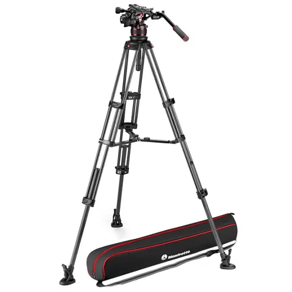 Trepied Manfrotto Nitrotech 612 & CF Twin MS Foto, video/ Black photo 2