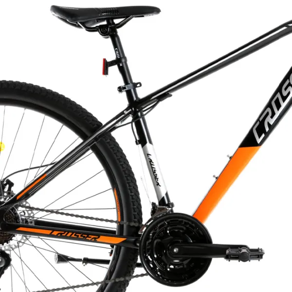 Bicicletă Crosser Jazzz 29" 17" Aluminiu/ Black Orange photo 3