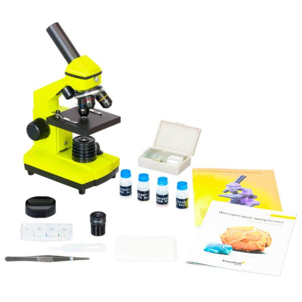 Microscop Levenhuk Rainbow 2L PLUS Biologic/ Lime photo 2