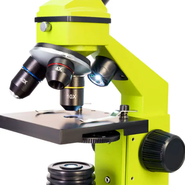 Microscop Levenhuk Rainbow 2L PLUS Biologic/ Lime photo 8