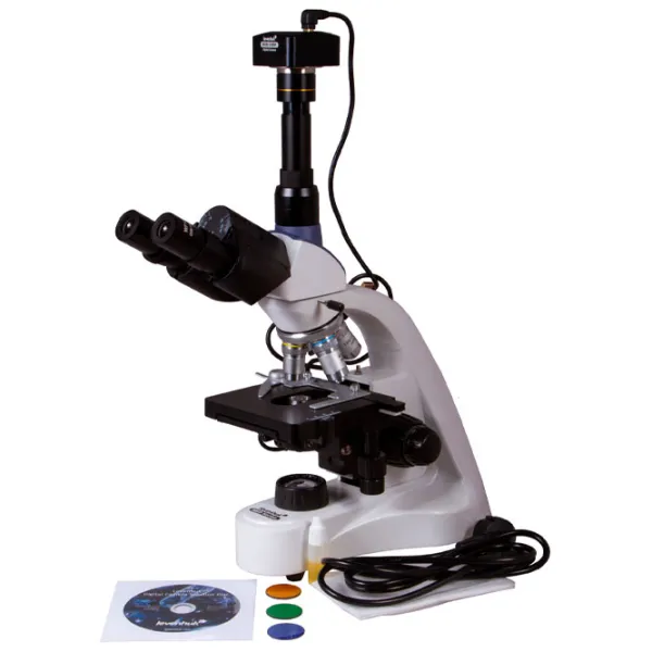 Microscop Levenhuk MED D10T Optic/ White photo 2