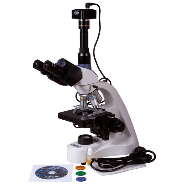 Microscop Levenhuk MED D10T Optic/ White photo 2