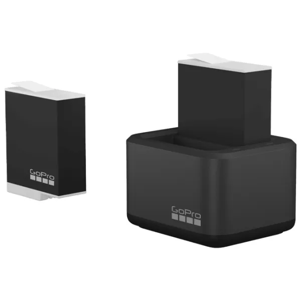 Încărcător GoPro Dual Battery Charger + Spare Battery Black photo 3