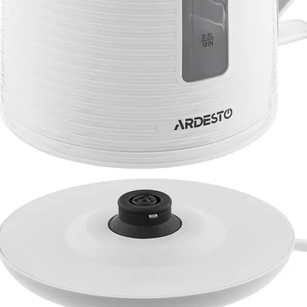 Ceainic electric Ardesto EKL-F17WG 1.7l / Ascuns / White photo 4