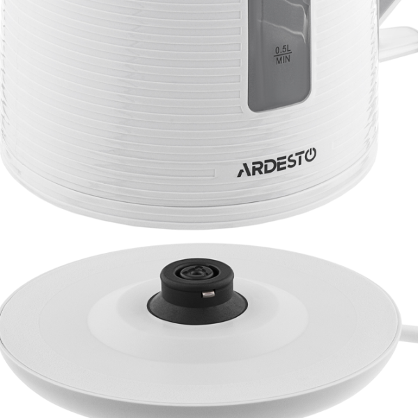 Ceainic electric Ardesto EKL-F17WG 1.7l / Ascuns / White photo 4